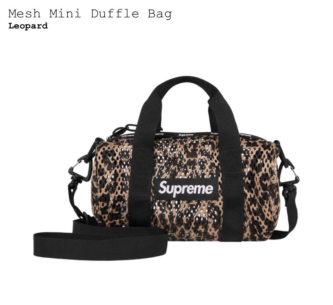 Supreme Mesh Mini Duffle Bag, 名牌, 手袋及銀包- Carousell