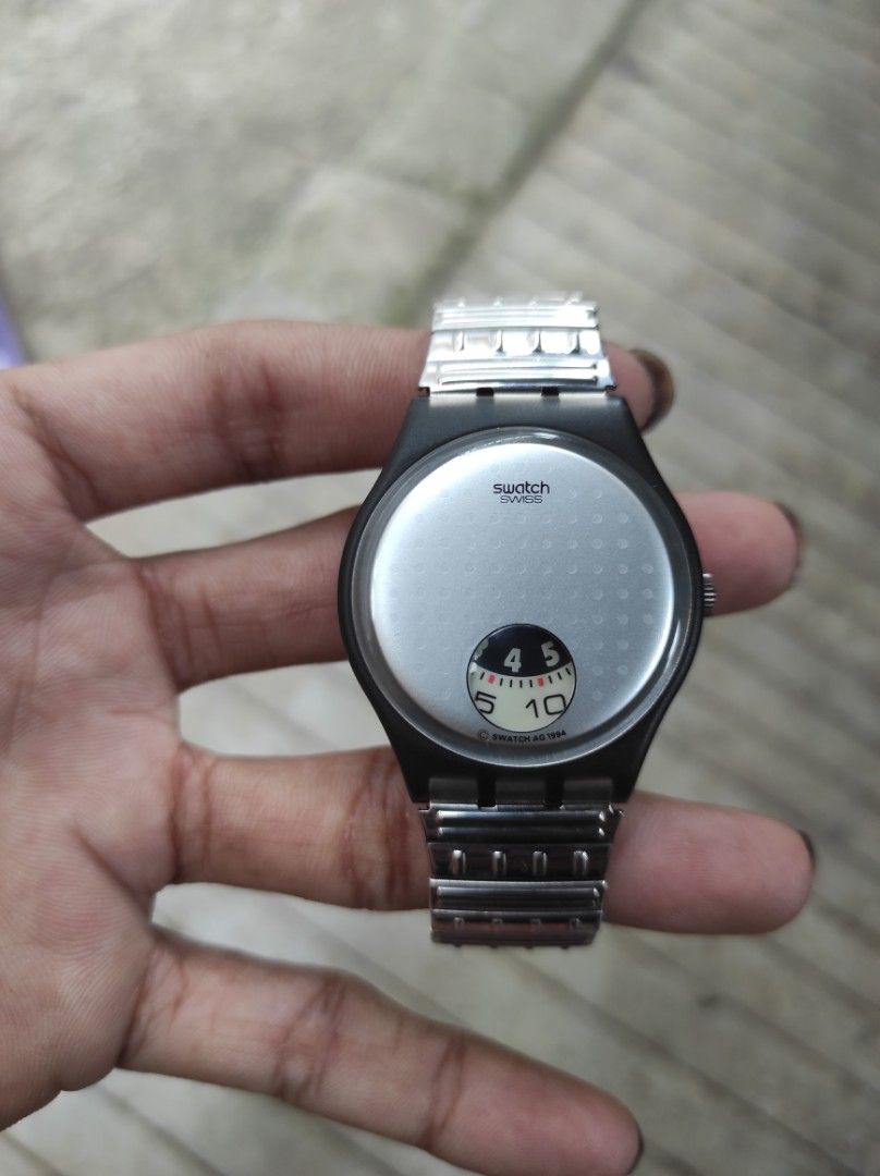 Swatch hot sale silver plate