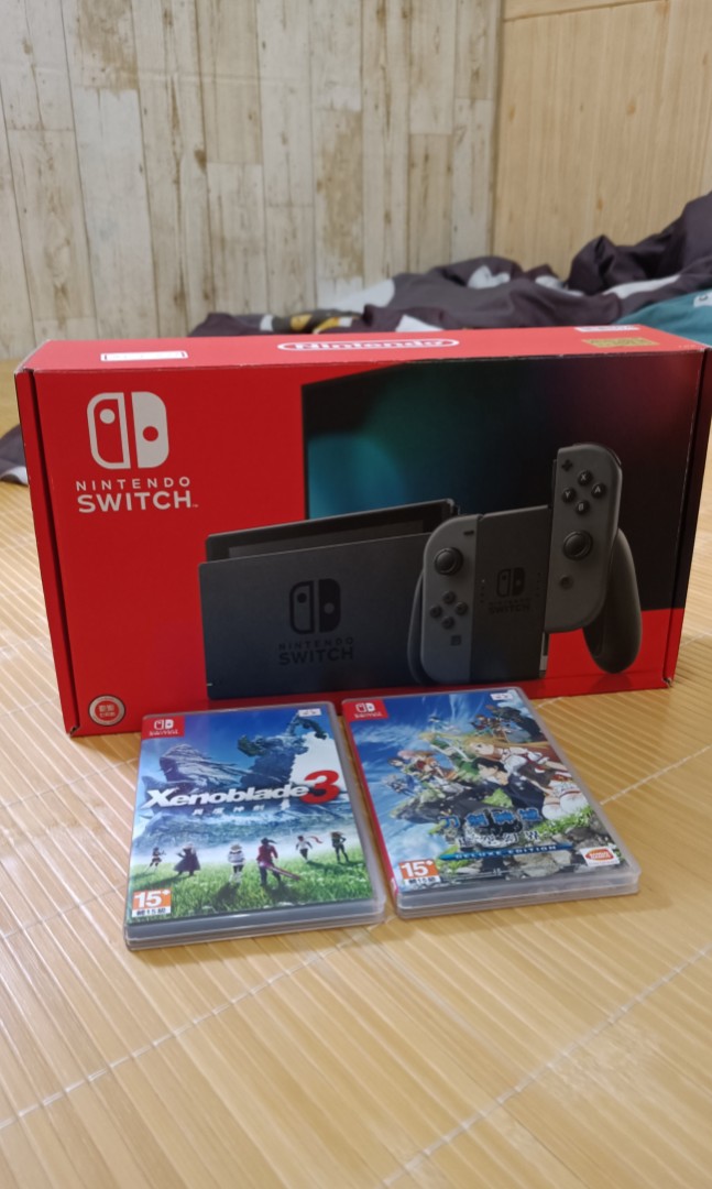 Switch 電加版保固內, 電玩遊戲, 電子遊戲機, Nintendo 任天堂在旋轉拍賣