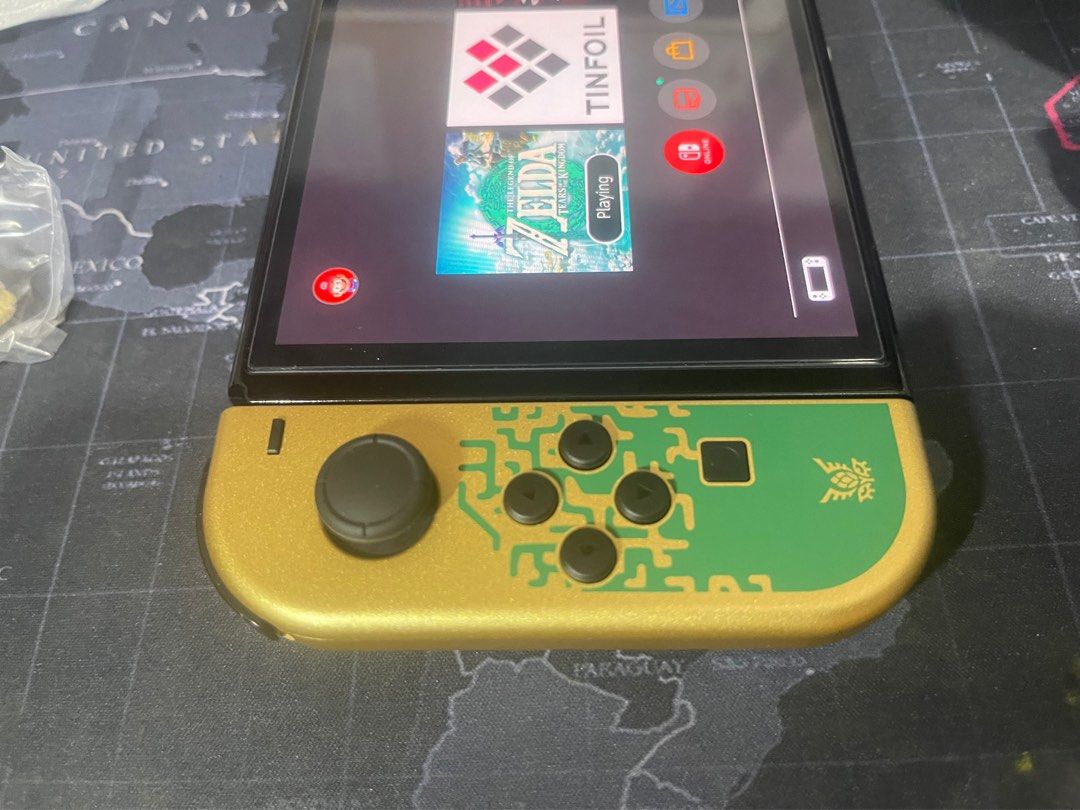 Jailbreak Switch oled zelda totk sale or swap, Video Gaming, Video Game
