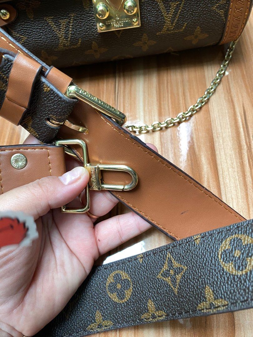 Tas sling kulit asli LV tabung on Carousell