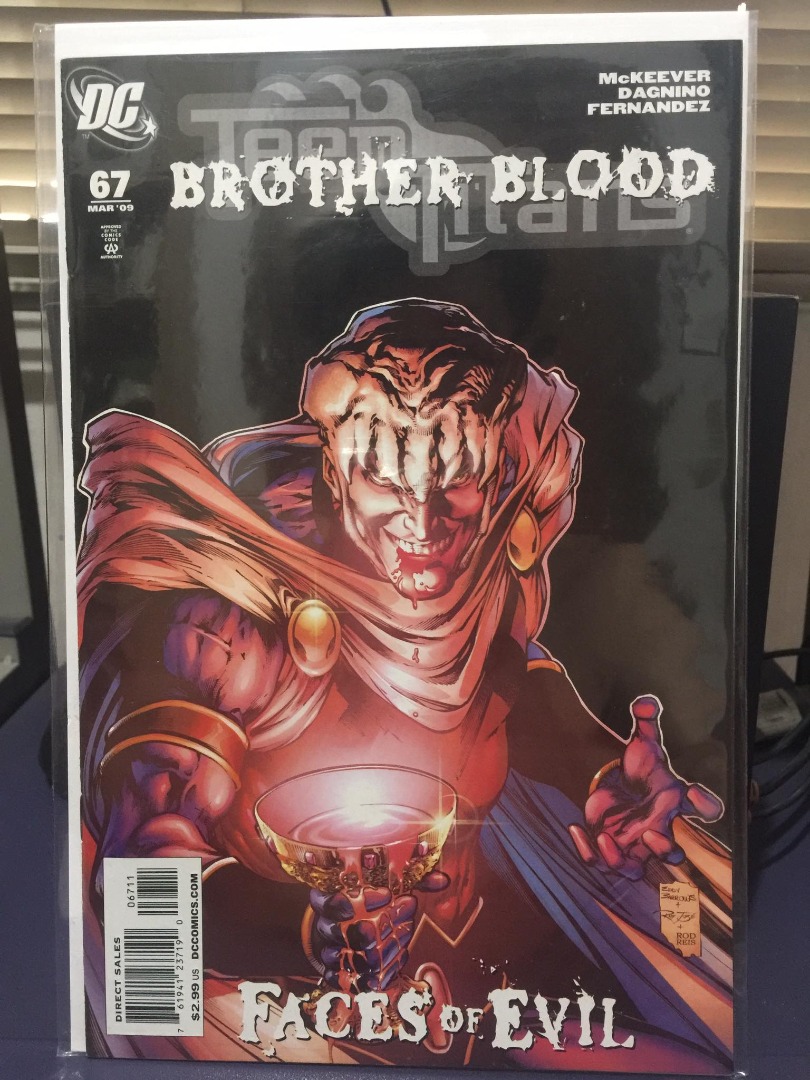 Teen Titans #67 Faces of Evil - Brother Blood, Hobbies & Toys, Books ...