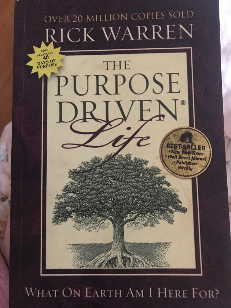 THE PURPOSE DRIVEN LIFE by RICK WARREN, Buku & Alat Tulis, Buku di ...