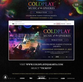 TIKET COLDPLAY FESTIVAL