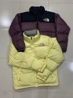 TNF PUFFER YELLOW AVAILABLE