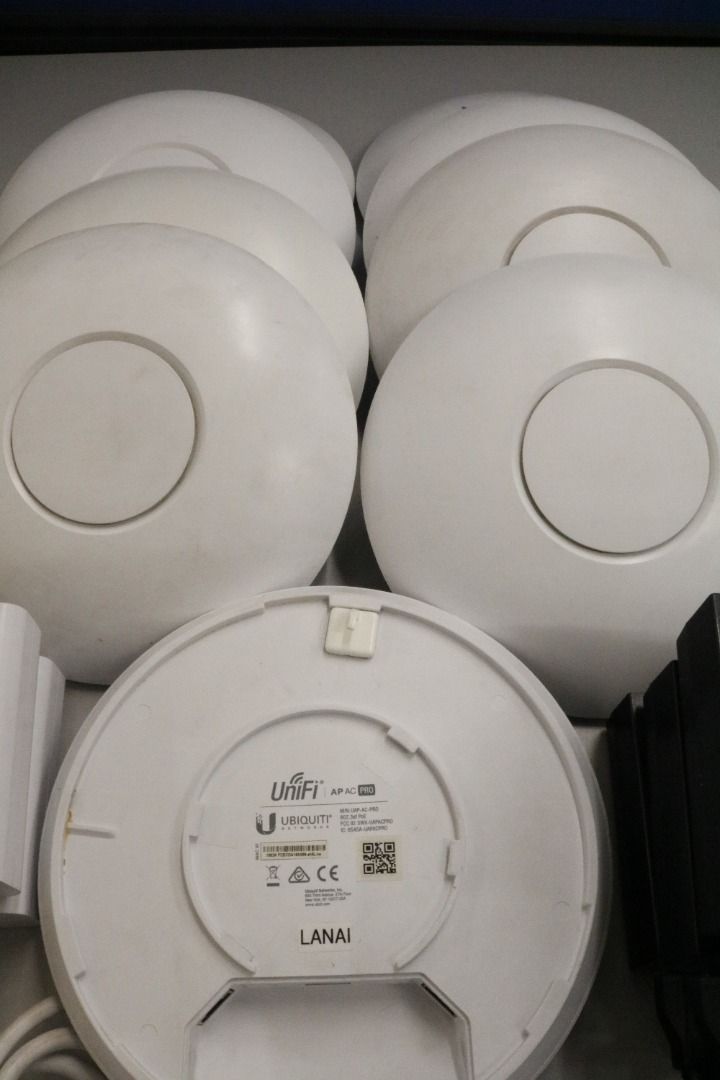 Ubiquiti Unifi AP AC Pro (Category: Networking) located in Quezon City. Submitted by johnluigie.pagal (Listing ID 1232514195, Image 3). Description: For Sale Ubiquiti Unifi AP AC Pro Php 7,500.00 each (Negotiable) Office Used 8 Pcs available - 2.4/5 GHz WiFi 5 bands (3x3 MIMO) - 1.3 Gbps aggregate throughput rate - Balanced antenna pattern for enhanced mounting versatility - (1) GbE RJ45 port (PoE In)* - (1) GbE RJ45 port for extended devices Inc