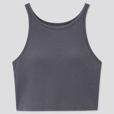 Uniqlo AIRism Cotton Cropped Bra Sleeveless Top, Women's Fashion, Tops,  Other Tops on Carousell