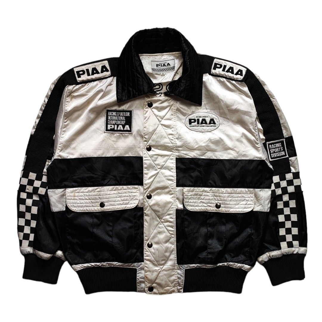 Vintage PIAA Motor Sports x L'uomo Terzo RacingJacket, Fesyen Pria