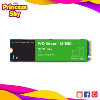 Western Digital WD Green 1TB SN350 M.2 2280 NVMe Internal SSD Solid State Drive WDS100T3G0C