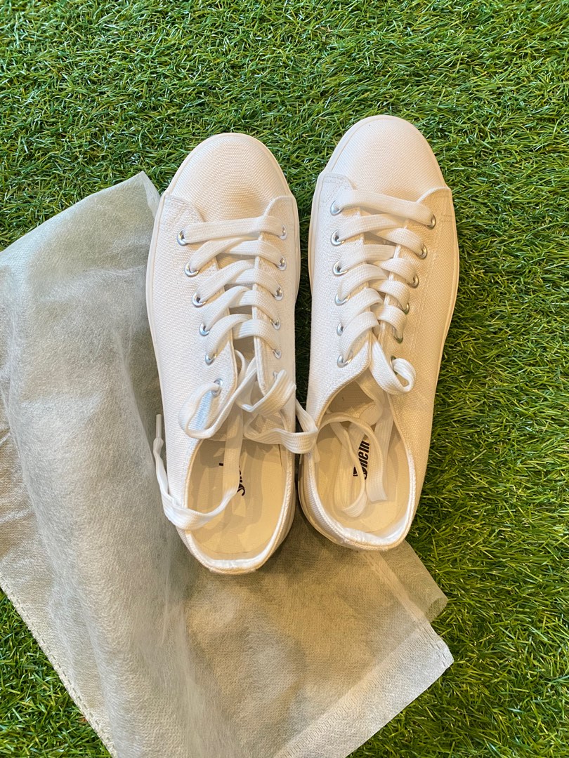 White cheap sneakers shein