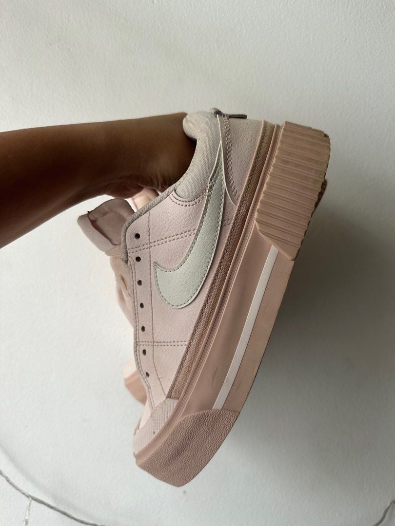 Wmns Nike Court Legacy Lift Pink Fesyen Pria Sepatu Sneakers di