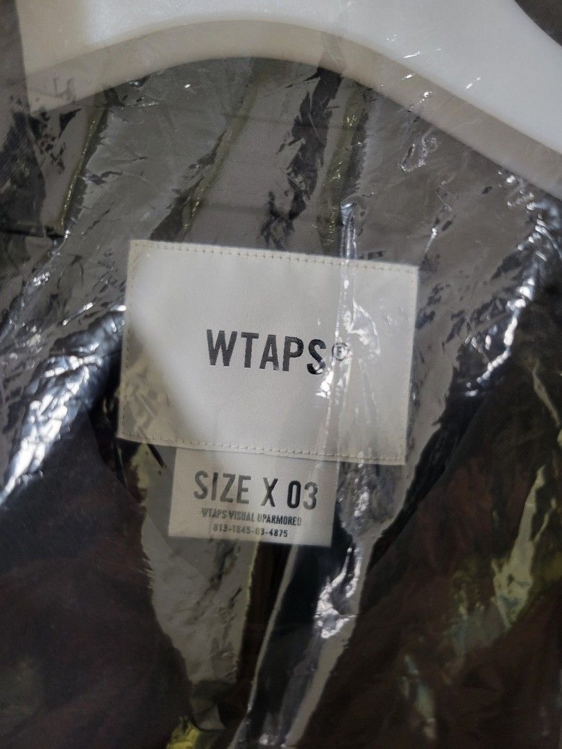 WTAPS CHIEF / JACKET / POLY. TWILL SIGN / BLACK / SIZE 03, 男裝