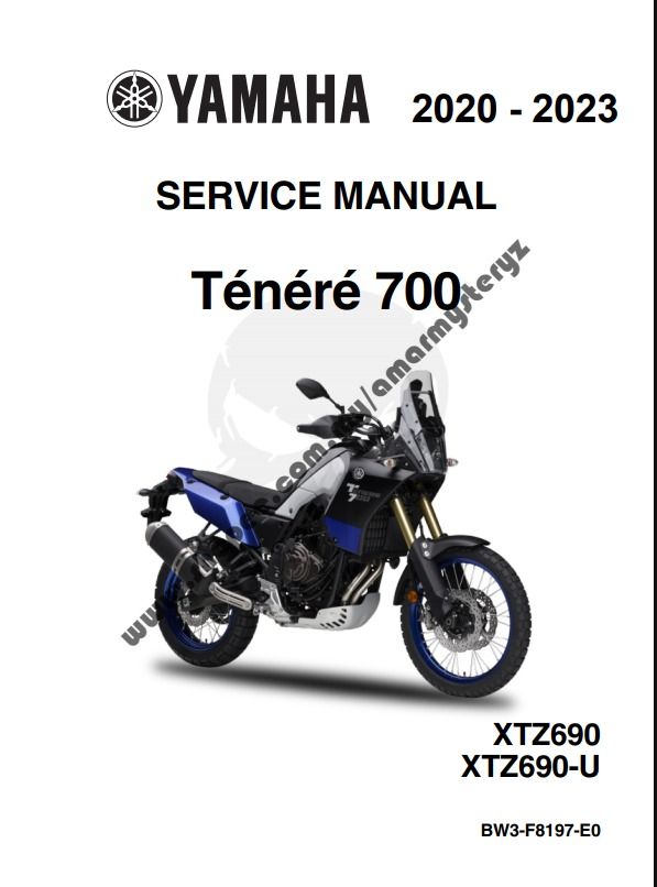 YAMAHA XTZ690 サービスマニュアル YAMAHA XTZ690 サービスマニュアル - メルカリ