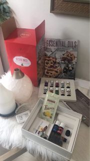 Young Living diffuser with oils (sold as set )