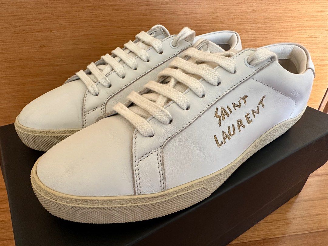 YSL Yves Saint Laurent SL 06 Signature Sneaker Size 42