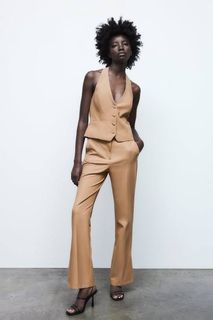 Zara brown corset top