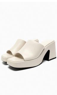 ZARA high heel platform sandals