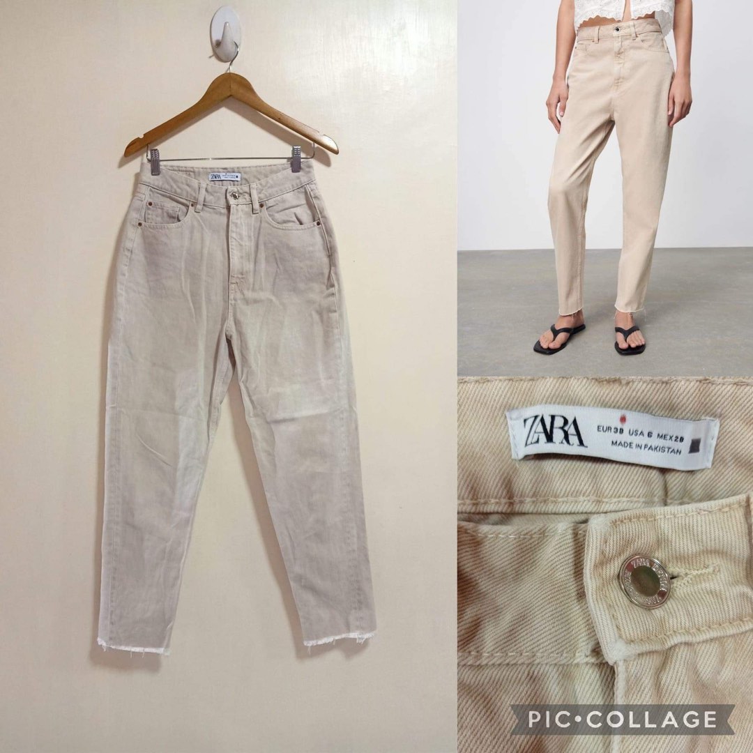 Zara moms jeans on Carousell