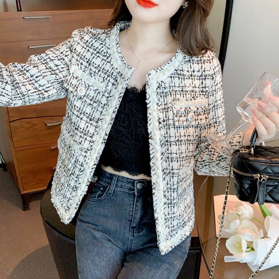 100 IMPORT Kode B3796 3 warna Elaine Premium Pearl Tweed