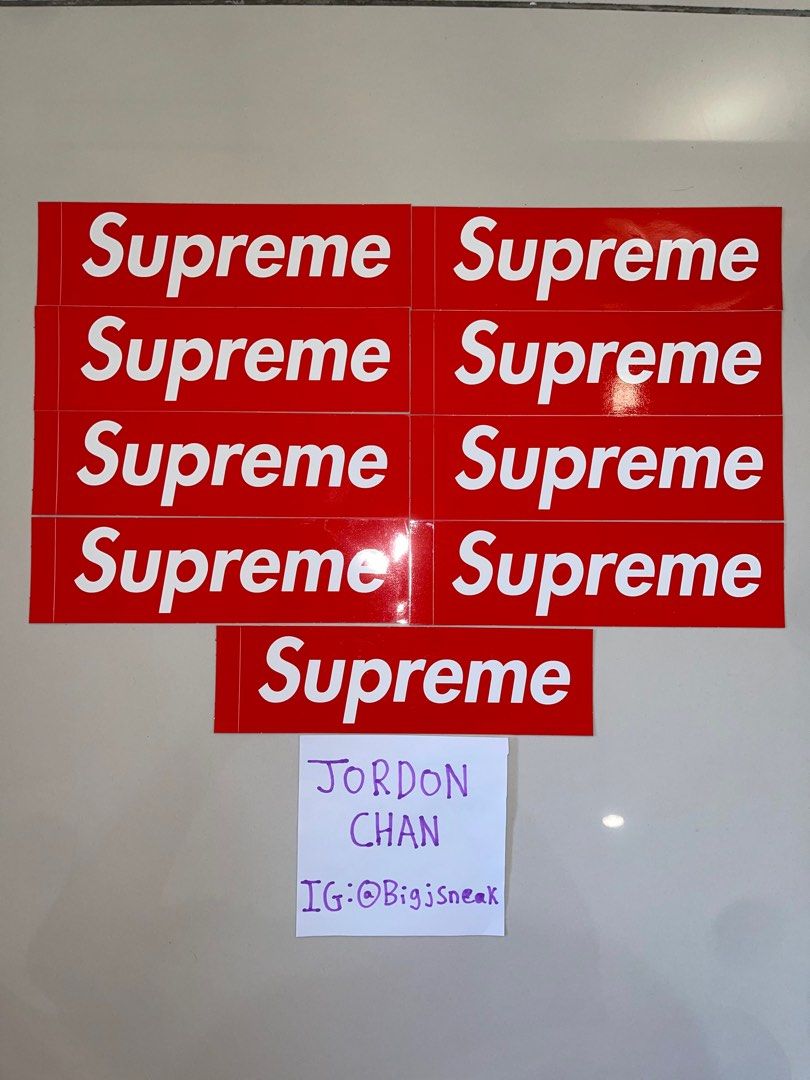 Legit supreme stickers cheap