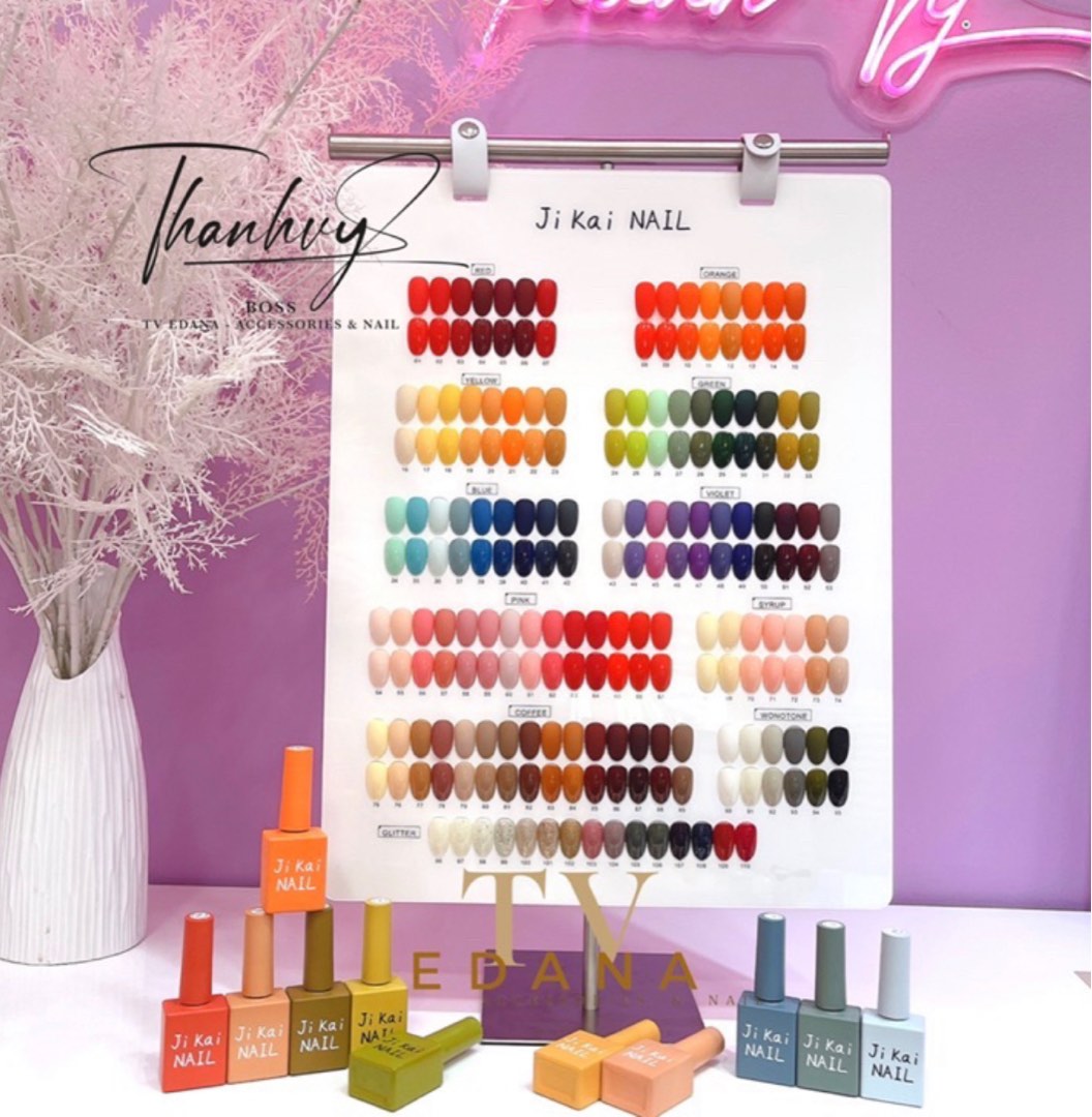 110 colours Korea nail polish set, Beauty & Personal Care, Hands