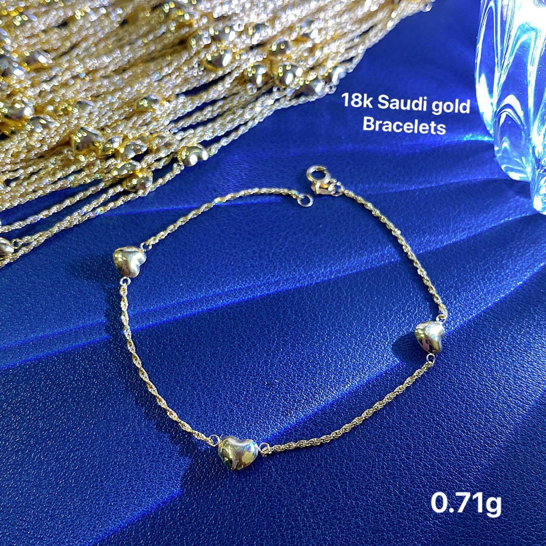 18k Saudi Gold Bracelet on Carousell