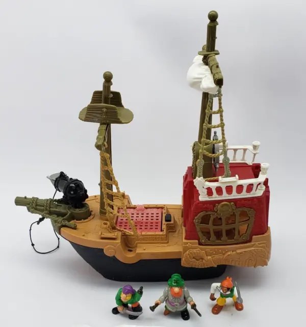 Fisher Price Great Adventure Pirates Ship Harpoon 77041 Dragon