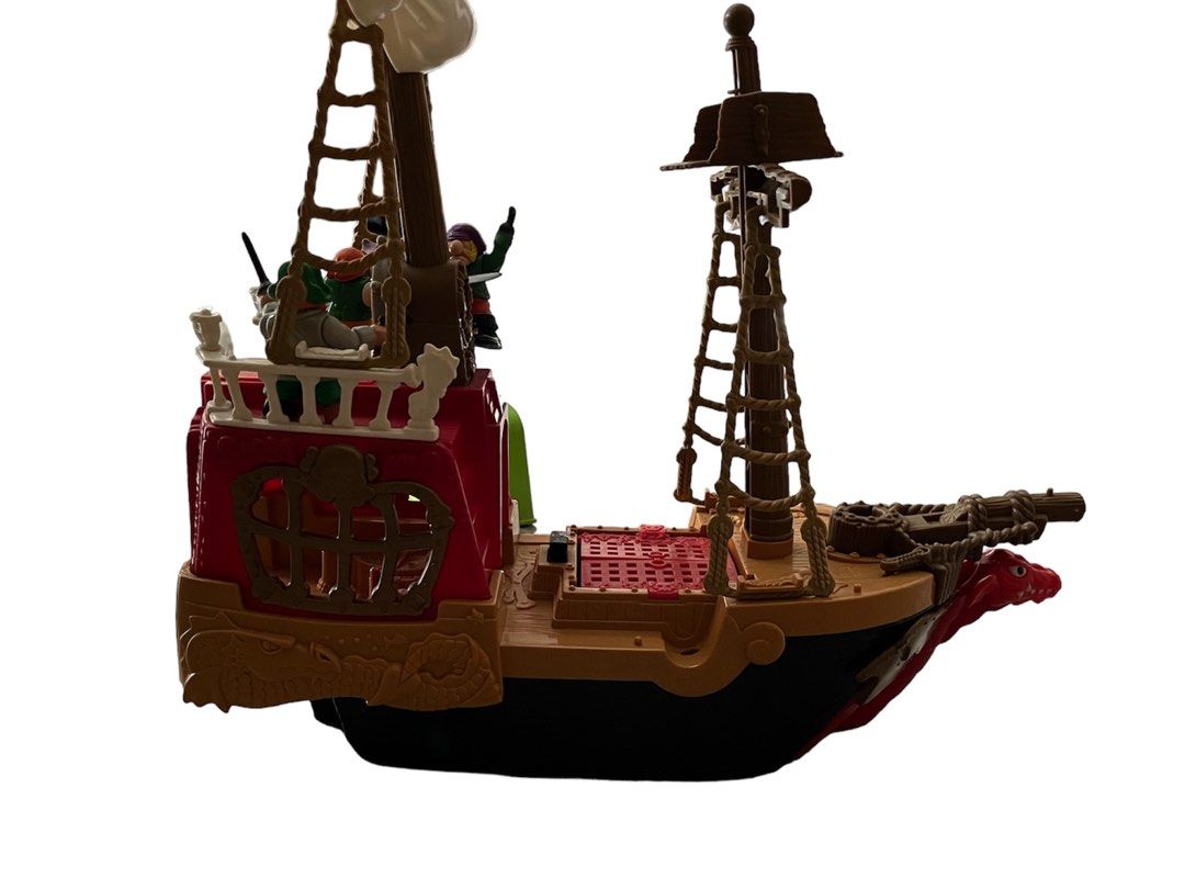 Fisher Price Great Adventure Pirates Ship Harpoon 77041 Dragon