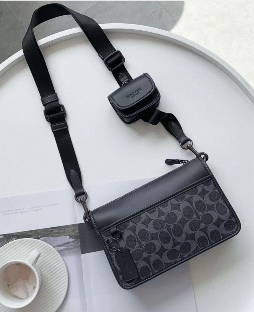 2022 new men s bag heritage Single Shoulder Messenger Bag two in one multi purpose bag with change bag hand bag 8141 Size 26cm x 16 cm x 5cm Small