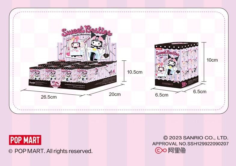 全新未開封盲盒原盒Blind Box Whole Box POP MART Popmart Sanrio