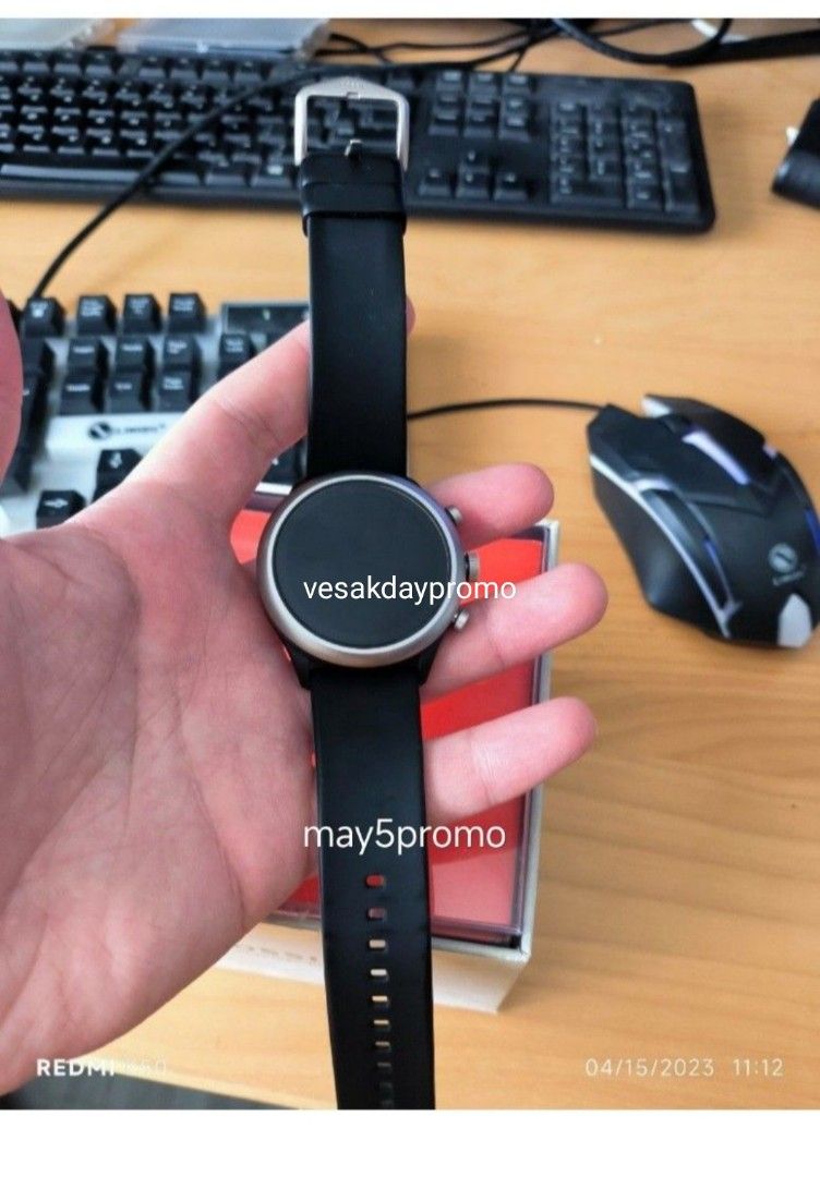 vesakdaypromo Fossil sports smatch watch FTW4019 model DW9F2 Mobile Phones Gadgets Wearables Smart Watches on Carousell