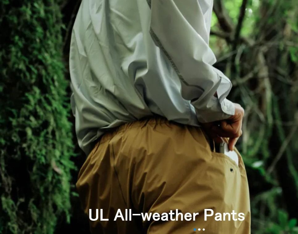 山と道Yamatomichi UL All-weather Pants 透氣防水褲, 男裝, 褲＆半截