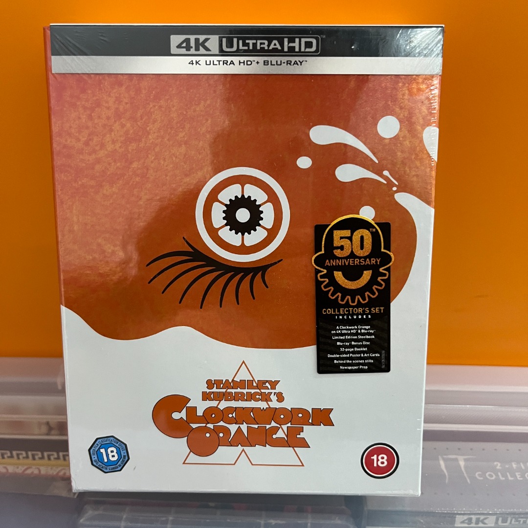 A Clockwork Orange 4K Bluray, Zavvi Exclusive SteelBook, 興趣及遊戲, 音樂、樂器