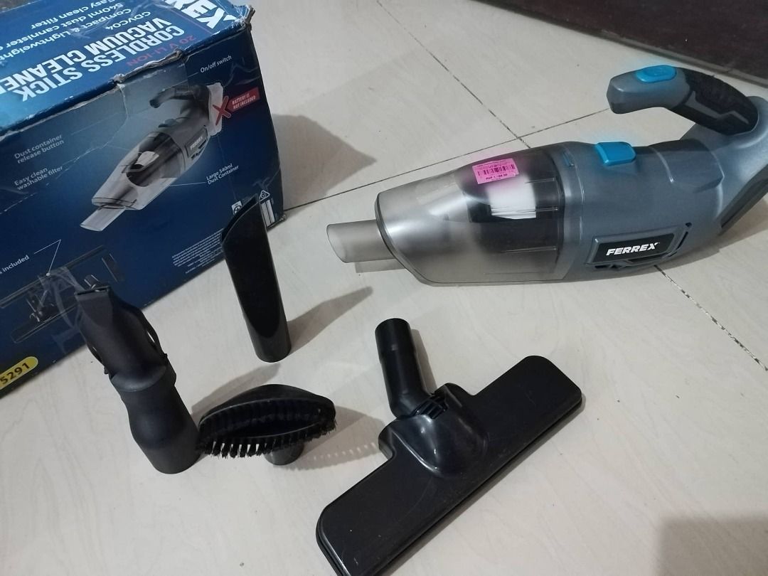 a. Ferrex Cordless Stick Vacuum Cleaner, Furniture & Home Living