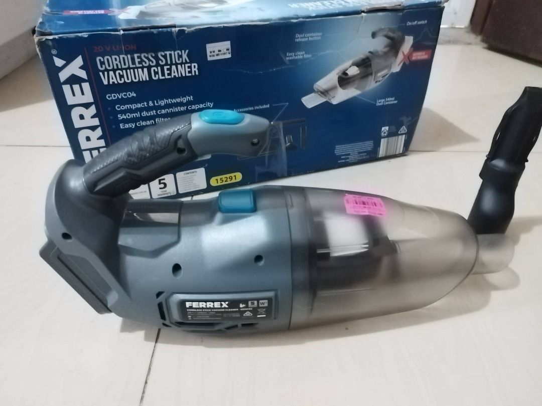 a. Ferrex Cordless Stick Vacuum Cleaner, Furniture & Home Living