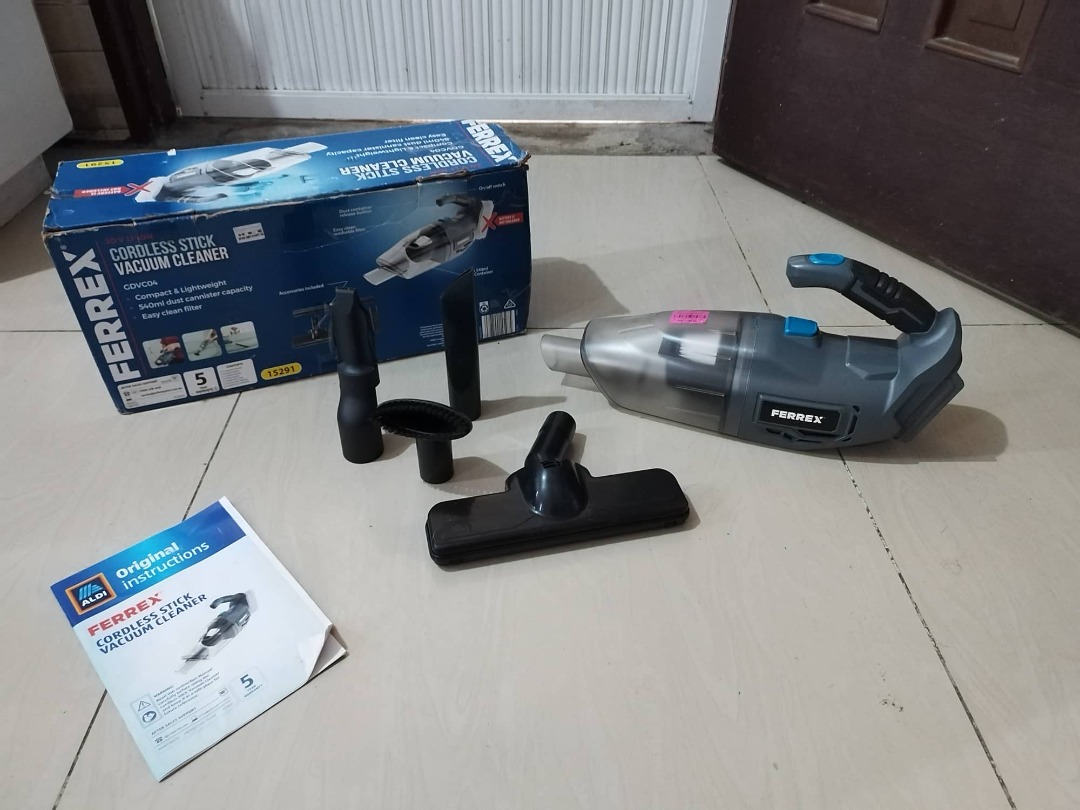 a. Ferrex Cordless Stick Vacuum Cleaner, Furniture & Home Living