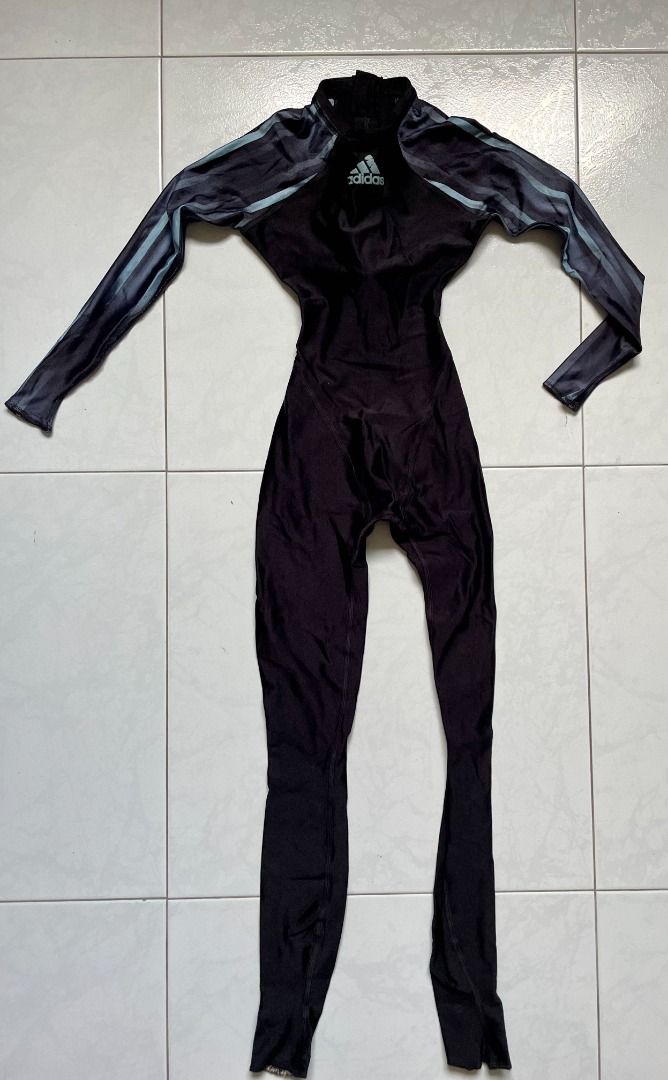 Adidas Fullbody Full Sleeve Full Legs Women Olympic Swimsuit Black