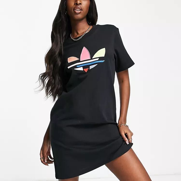 Adidas Originals t-shirt dress Fashion, Dresses / (adicolor Dresses on shattered trefoil), & black Carousell Women\'s in Sets