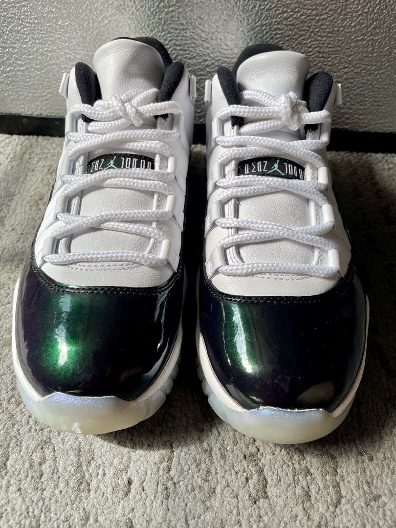 Jordan 11 retro online green