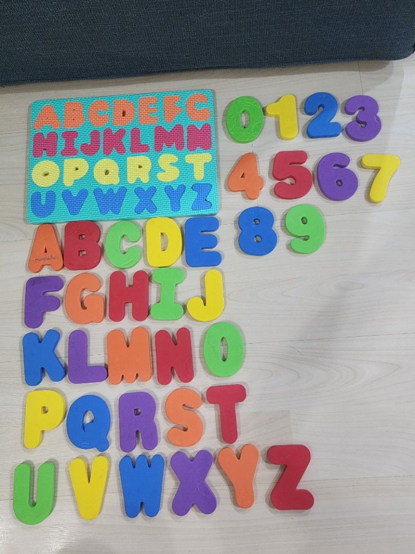 Alphabets & Numbers bundle, Hobbies & Toys, Toys & Games on Carousell