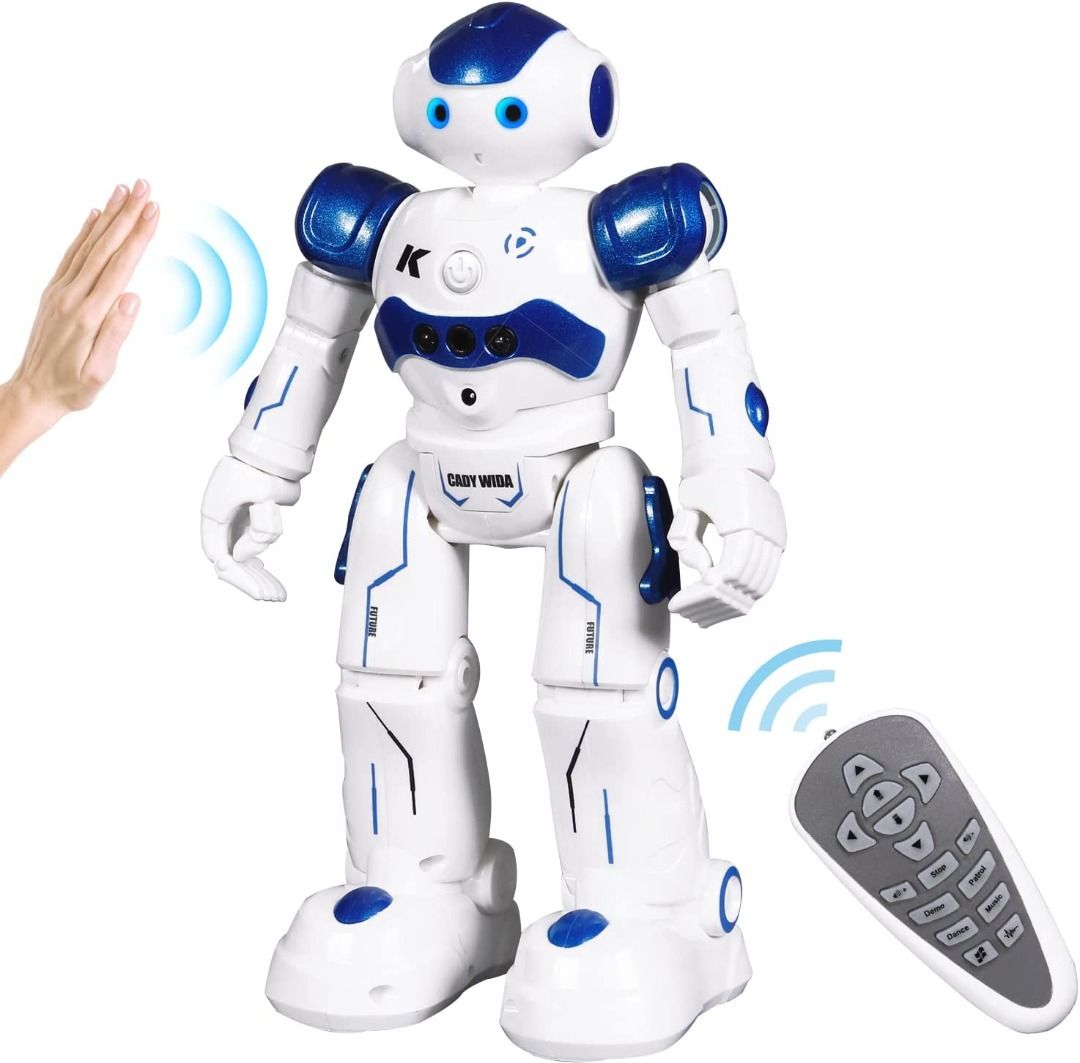 STEMTRON Intelligent Voice Controlled Smart Remote Control Robot(White)