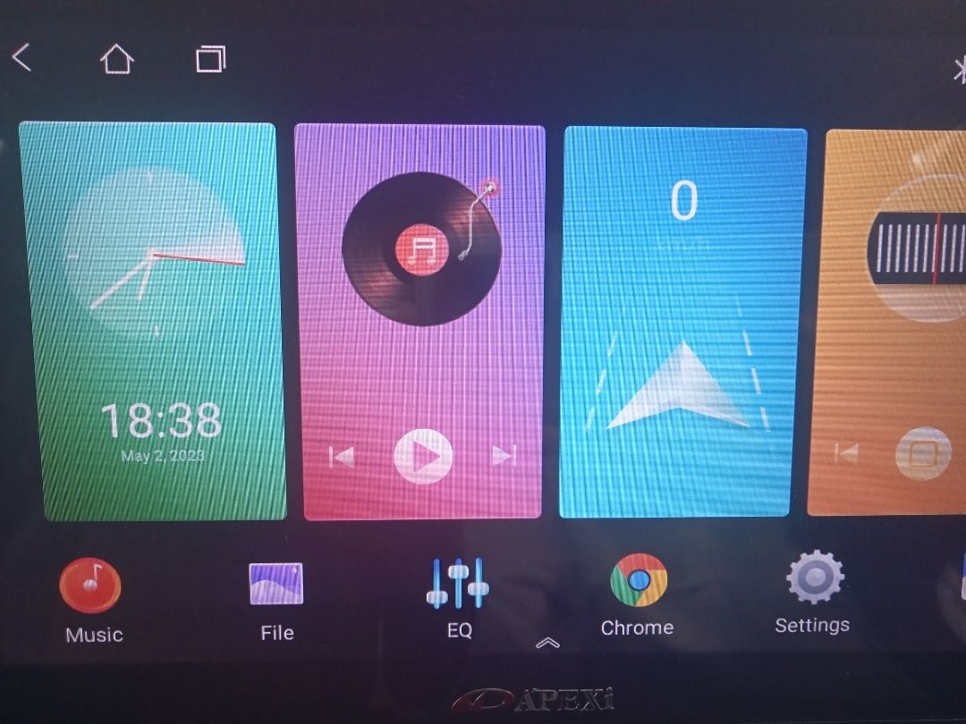 Apexi 9 inch android player, Auto Accessories on Carousell