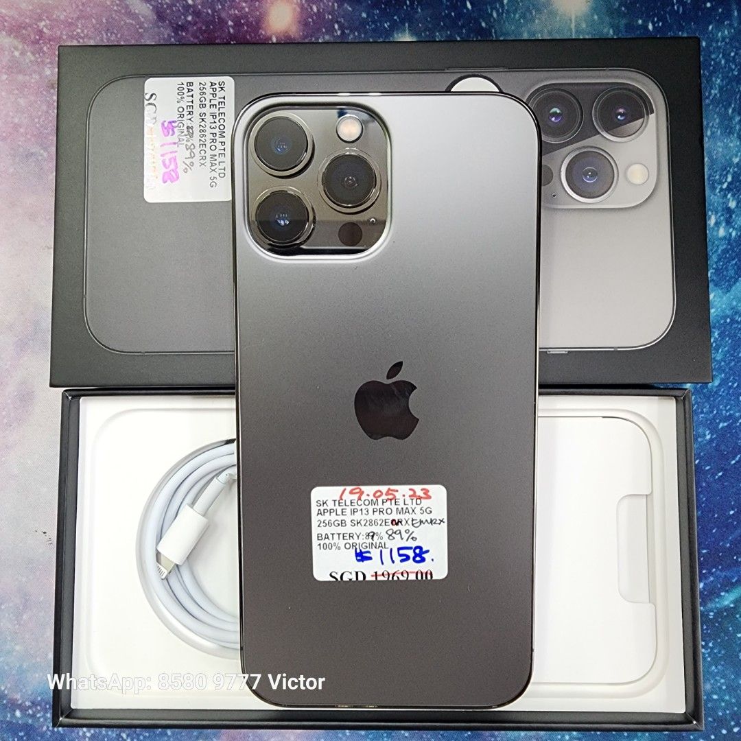 iPhone 13 Pro 256GB グラファイト バッテリー 89% After 2 years with 13 iPhone13 Pro 256GB バッテリー89