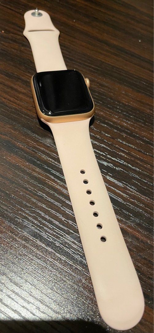 Apple watch gold case pink band new arrivals