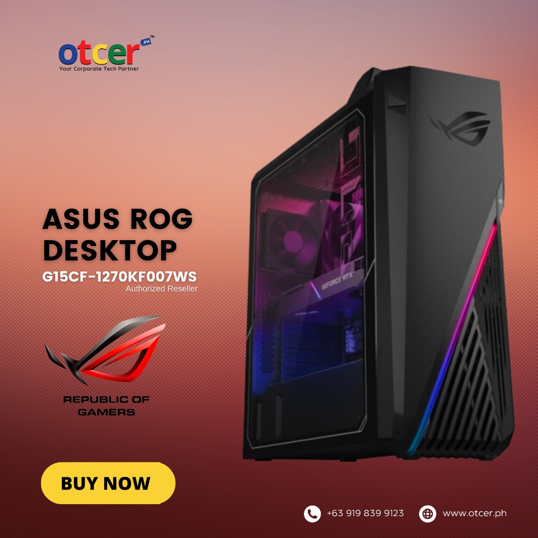ASUS ROG Desktop, G15CF-1270KF007WS, Computers & Tech, Desktops on ...