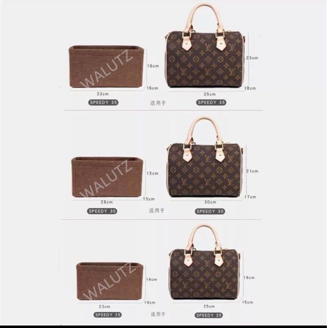 Back in Stock Speedy 30 Purse Organizer LV Insert Shaper 