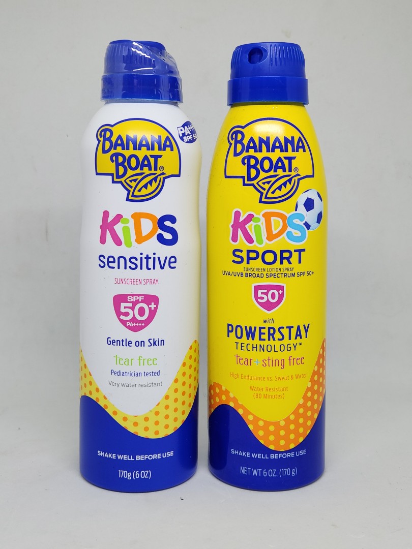Banana Boat Sunscreen Spray for Kids Sensitive on Carousell