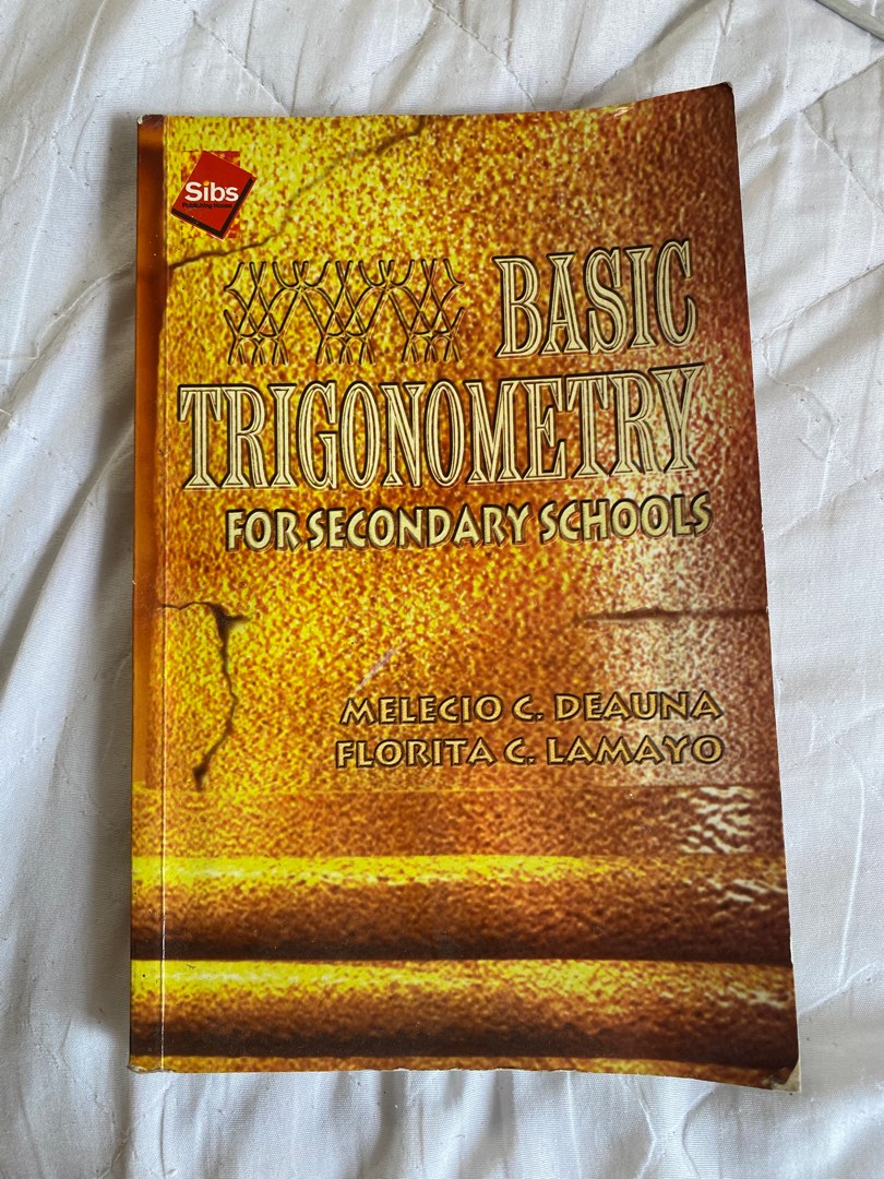 Basic Trigonometry Textbook on Carousell