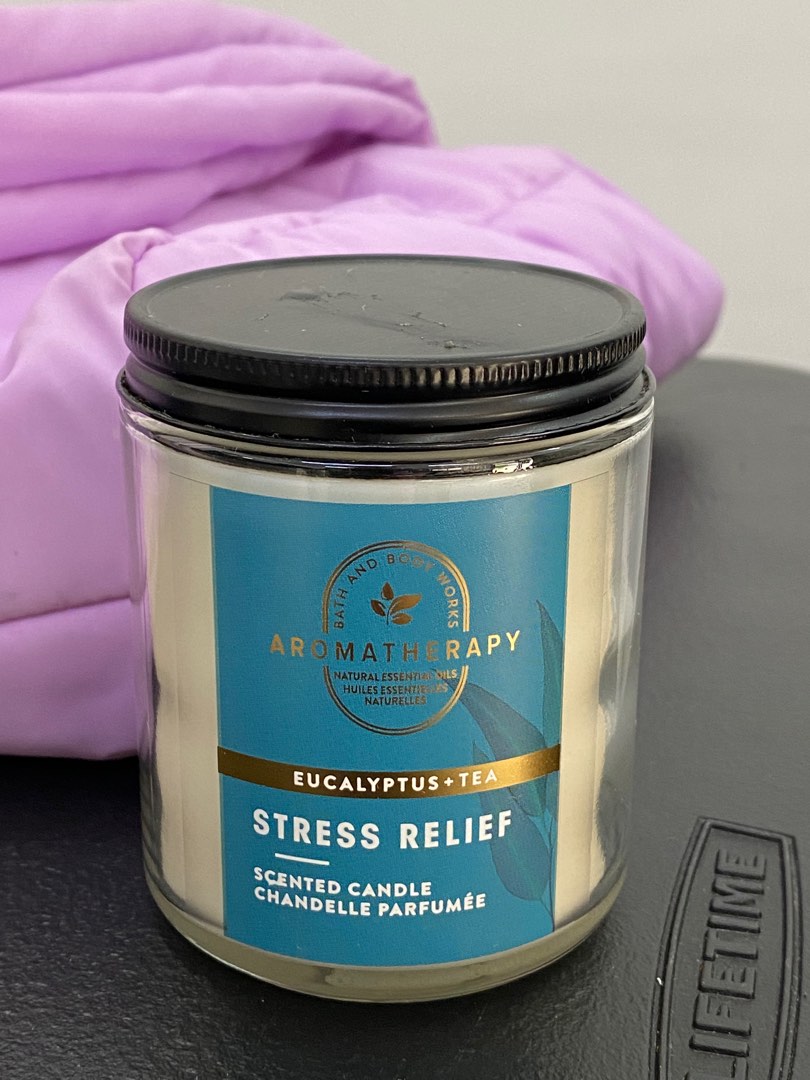 Bath & Body Works Stress Relief Candle on Carousell