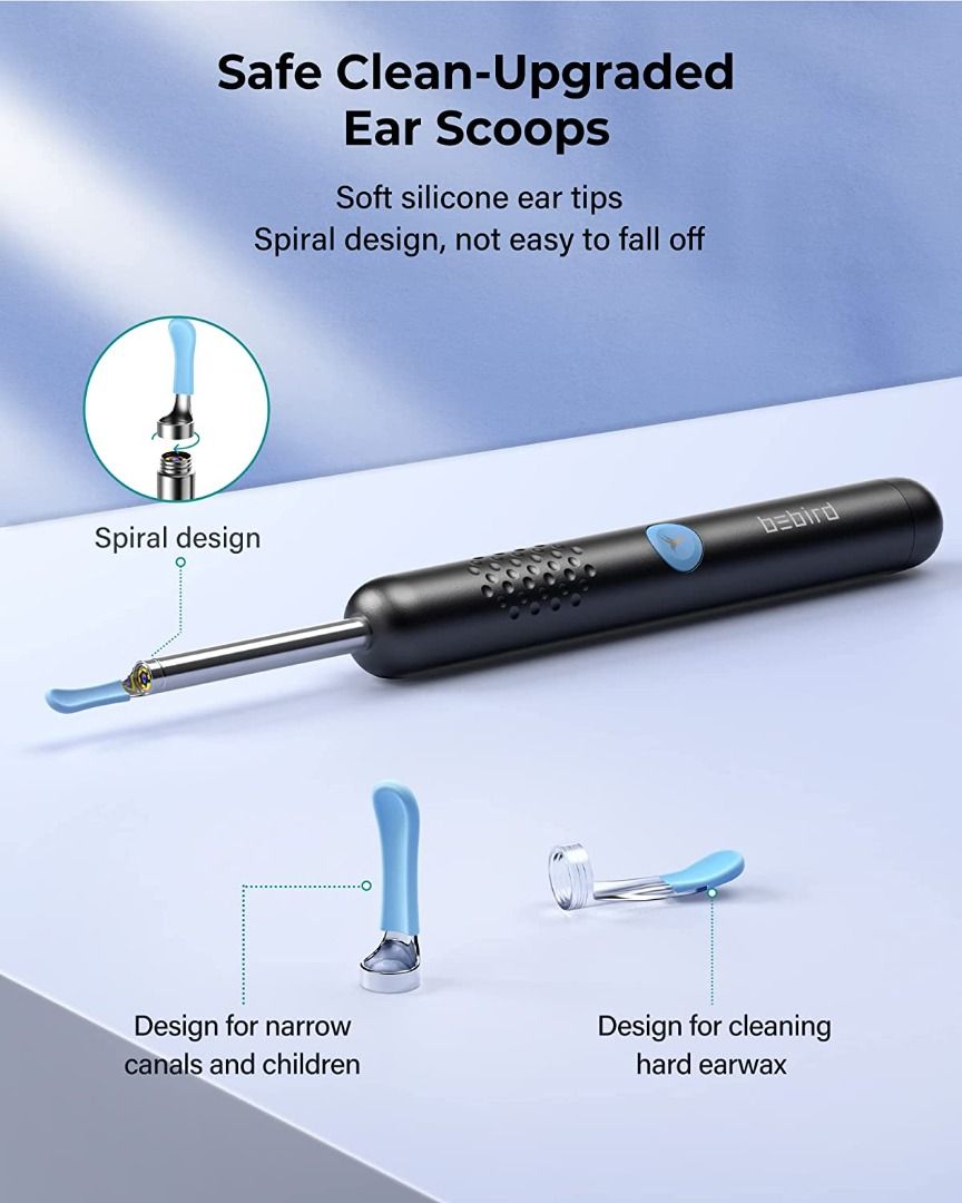 Earwax Removal, Bebird Ear Cleaner, Ear Wax Removal Kit with 4